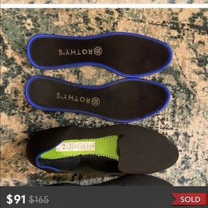 RESERVED: black sz 9 Rothy’s